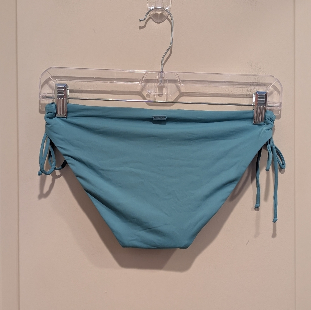 Roxy Light Blue Side-Tie Bikini Bottoms Size XS - Picture 3 of 7
